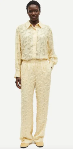 Satove Trousers Dusty Yellow