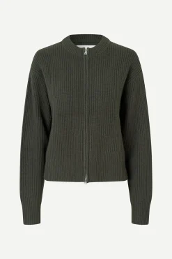 Sazlata Cardigan Black Olive