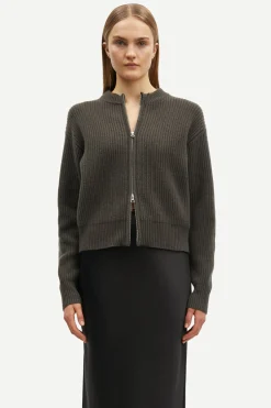Sazlata Cardigan Black Olive