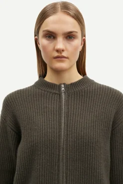 Sazlata Cardigan Black Olive