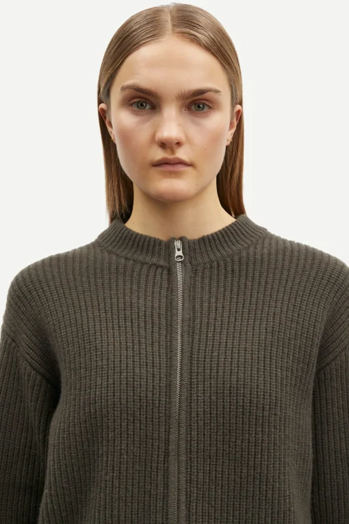 Sazlata Cardigan Black Olive