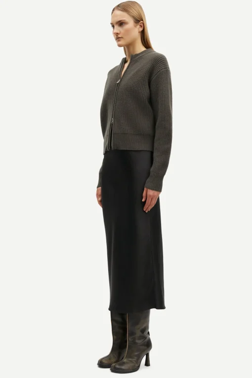 Sazlata Cardigan Black Olive