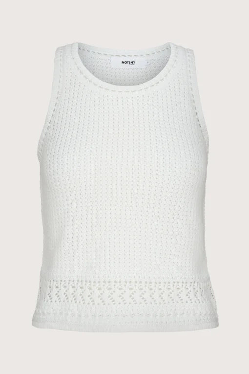 Shary Top Pure White