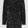 Shimmer Dress Black