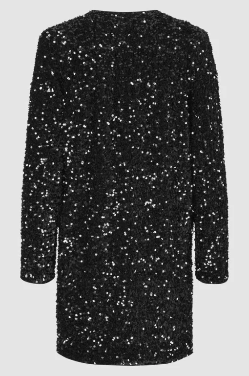 Shimmer Dress Black