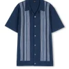 Silas Shirt Blue Heather Multi