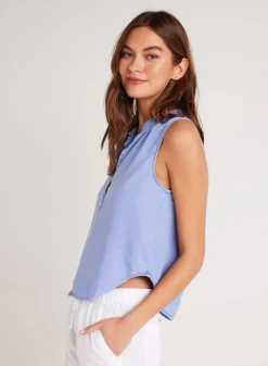 Sleeveless Pullover Top Peri Blue