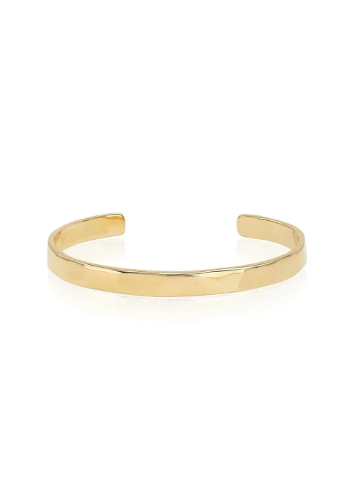 Small Wavy Cuff Gold