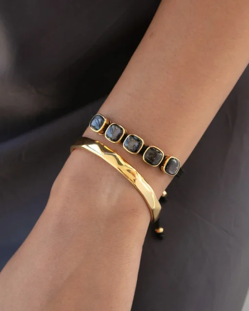 Small Wavy Cuff Gold