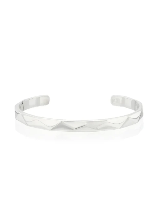 Small Wavy Cuff Silver