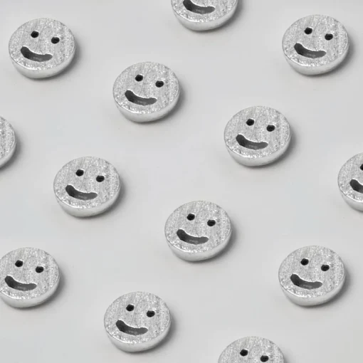 Smiley Earring Silver