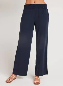 Smocked Waist Trousers Endless Sea