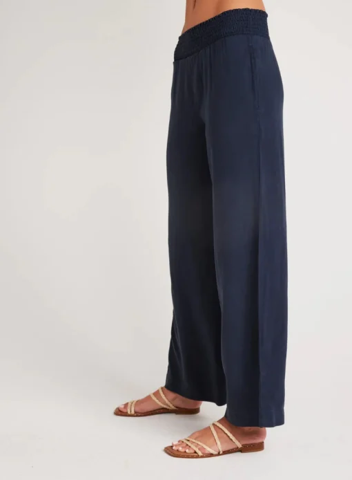 Smocked Waist Trousers Endless Sea