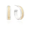 Smooth Rim Hoops Gold/Silver