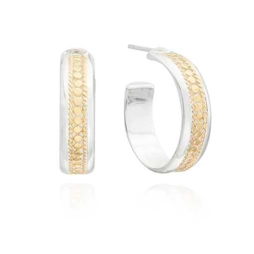 Smooth Rim Hoops Gold/Silver