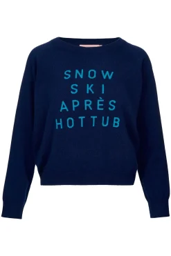 Snow Ski Apres Hot Tub Navy