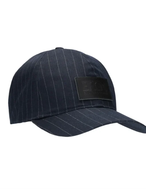 Solregn Navy Pinstripe Cap
