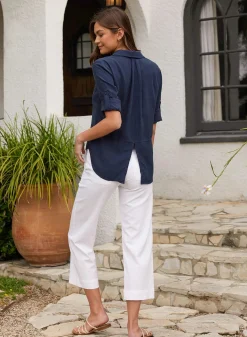 Split Back Shirt Endless Sea