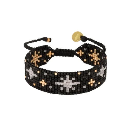 Starry Sky Bracelet Silver Gold Black