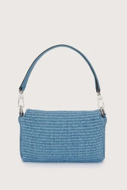 Temi Bag Raffia Light Blue Small