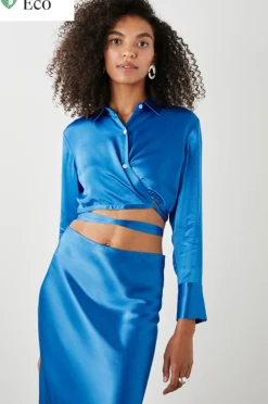 Tiana Shirt Cobalt