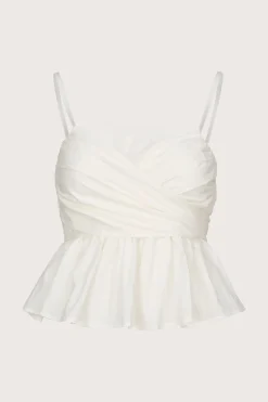 Tie Front Blouse White