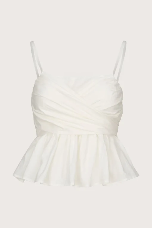 Tie Front Blouse White