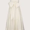 Tie Front Dress White