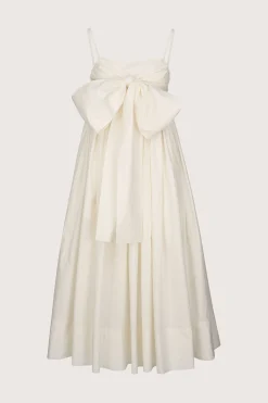 Tie Front Dress White
