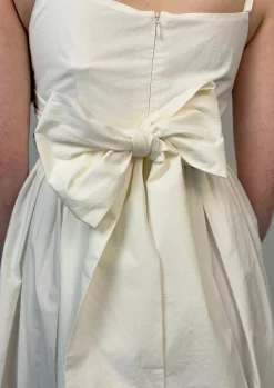 Tie Front Dress White