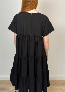 Tiered Dress Black