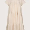 Tiered Dress Cream