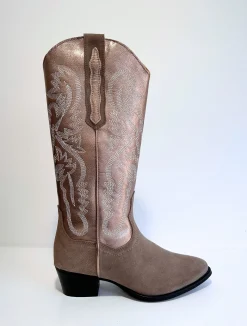 Tulsa Western Boot Beige/Smoke