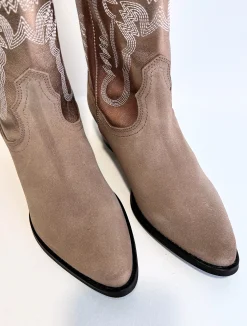 Tulsa Western Boot Beige/Smoke