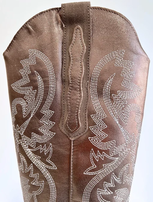Tulsa Western Boot Beige/Smoke