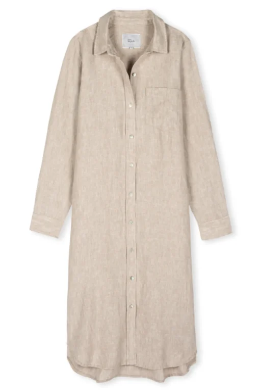 Val Dress Heathered Flax