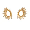 Wave Pearl Earrings