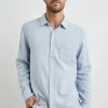 Wyatt Shirt Blue Melange