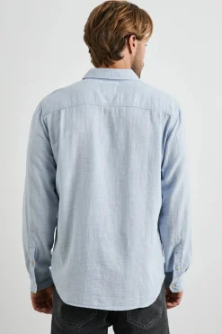 Wyatt Shirt Blue Melange
