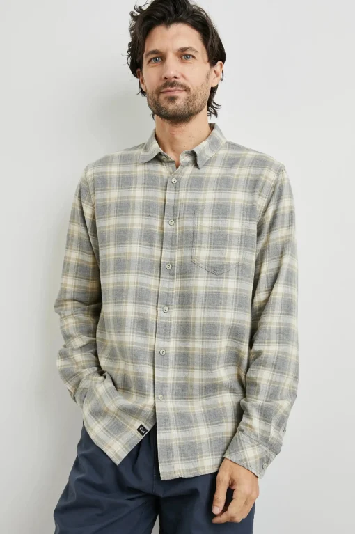 Wyatt Shirt Charcoal Desert Melange