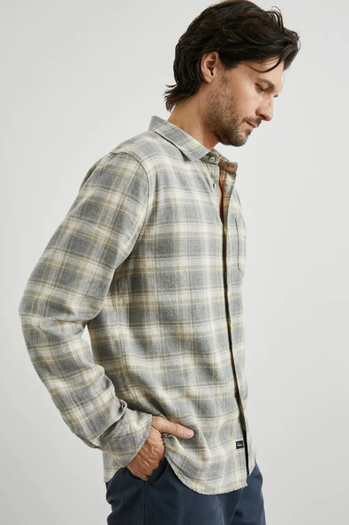 Wyatt Shirt Charcoal Desert Melange