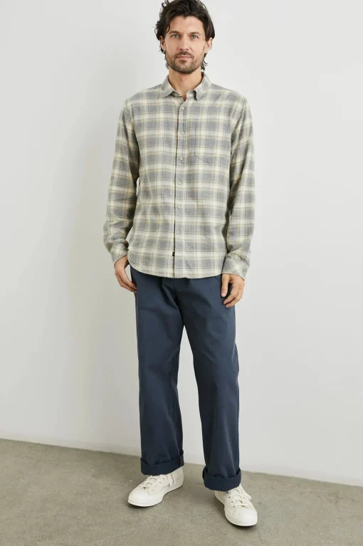Wyatt Shirt Charcoal Desert Melange