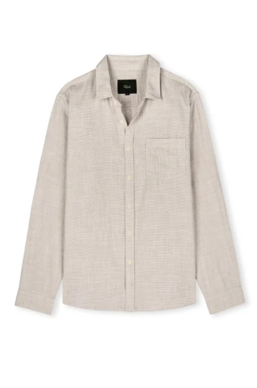 Wyatt Shirt Tahini Etch